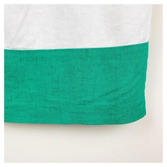 Jessica Howard Vintage Linen Striped Sheath Dress - Picture 3 of 12